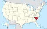 South Carolina map