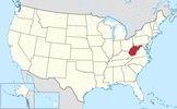 West Virginia map