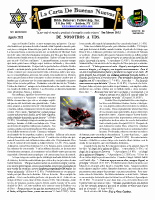 August 2021 newsletter in Spanish