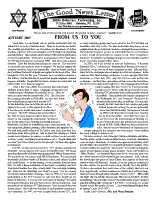 Autumn 2007 newsletter in English