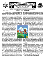 Autumn 2012 newsletter in English