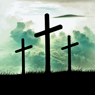 Statement of Faith with cross and praying