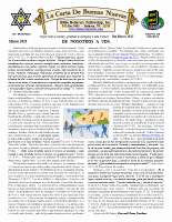 August 2021 newsletter in Spanish