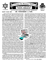 May/July 1999  newsletter in Spanish