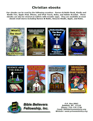 Poster of Christian ebooks